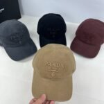 Prada Canvas Baseball Cap Beige 1Hc274 2C1S F0006 - Image 3