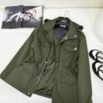 Prada Hooded Windbreaker Green - Image 6