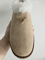 Prada Suede Mules Beige 1S715Nfzg50X0O - Image 2