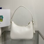 Prada Re-Edition Saffiano White 22cm - Image 6