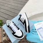 Prada New Avenue Low Sneakers White Black 2EE363 3LJ6 F0964 - Image 7