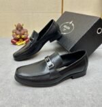 Prada Leather Brushed Plate Bit Logo Black 2Dc215 053 F0002 F G000 - Image 7