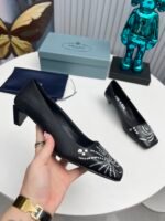 Prada Crystal Pumps Black - Image 4