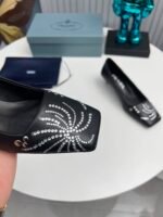 Prada Crystal Pumps Black - Image 5