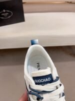Prada Sport Sneaker Curved Line Blue And Beige - Image 6
