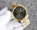 Rolex Datejust Roman Numeral Dial Oystersteel And Gold In Black 41Mm - Image 2