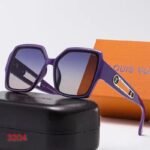 Louis Vuitton Square Purple Sunglasses - Image 2