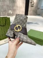 Gucci Blondie Women’S Ankle Boot Brown 701706 9I650 9769 - Image 4