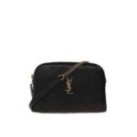 Saint Laurent Gaby Zipped Pouch In Quilted 7336671El071000
