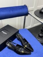 Saint Laurent Blade Patent Leather Pumps - Image 5