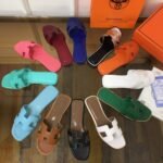 Hermes Slippers Flat Oran Black H021056Z - Image 3