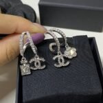 Chanel Pendant Earrings Metal And Diamantés In Silver Abf199 B19948 Nafvp - Image 5