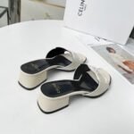 Celine Clemence Mule In White 362355045C 01Mk - Image 6