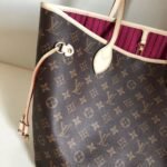 Louis Vuitton Neverfull MM Bag Pivoine Pink 31cm M41178 - Image 6