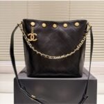 Chanel Large Bucket Bag Black 22Cm - Image 2