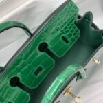 Hermes Birkin 30 Crocodile Dark Green 30cm - Image 6