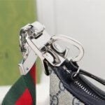 Gucci GG Attache Shoulder Bag Beige And Blue 23cm 699409 96GRN 4082 - Image 6