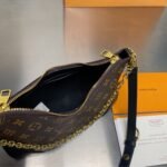 Louis Vuitton Boulogne Handbag Monogram Black 25cm M45831 - Image 4