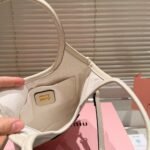 Miumiu Ivy Leather Bag Chalk White 20Cm 5Ba281 2Crw F0K74 V Oln - Image 6