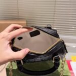 Gucci GG Emblem Super Mini Top Handle Bag Black 16cm 815255 AAEEM 1000 - Image 7