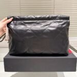 Chanel 22 East West Bag Leather Black 39Cm - Image 3
