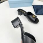 Prada Padded Nappa Leather Sandals Black 1Xx711 2Dl8 F0002 F A035 - Image 6
