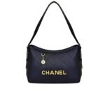 Chanel Hobo Bags With Logo In Black 28Cm