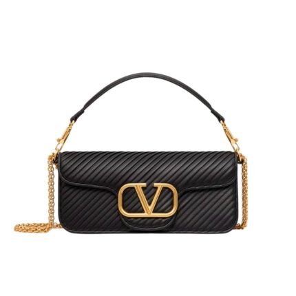 Valentino Garavani Locò Shoulder Bag In Black 27Cm 5W2B0K30Szg 0No