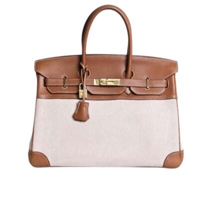Hermes Birkin 25 Toile H Brown 25Cm