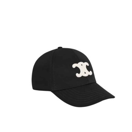 Celine Baseball Cap In Black