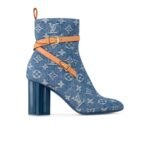 Louis Vuitton Silhouette Ankle Boots Denim Blue 1Acjtu