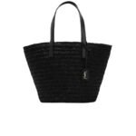 Saint Laurent Panier Lapia Logo Tote Bag Black 25Cm 69324Gqthe1000