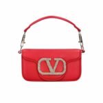 Valentino Locò Small Shoulder Bag In Red