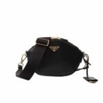 Prada Leather Mini Shoulder Bag Black 21Cm 1Bh212 2Aix F0002 V Nvm