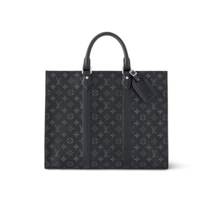 Louis Vuitton Sac Plat Horizontal Zippé Eclipse Black 31Cm M45265