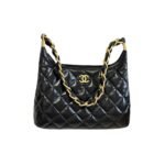 Chanel Small Hobo Bag Black 20Cm As4922 B16897 94305