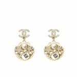 Chanel Clip On Pendant Earrings Gold Tone Abf071 B19292 Nadgb