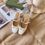 Gucci Women’s Horsebit Pump White Leather - Image 3