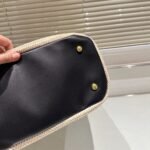 Prada Crochet Tote Bag Tan And Black 33cm 1BG499 2M2Q F0I55 V GOO - Image 6