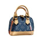 Louis Vuitton Alma BB Monogram Canvas Bag Denim Blue 16Cm