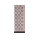 Gucci Gg Wool Scarf Brown 180Cm ‎133483 3G200 2764