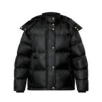 Louis Vuitton Monogram Puffer Jacket Black 1Agaem