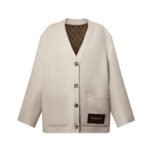 Louis Vuitton Double Face Cardigan Beige 1Ahxw0