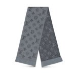 Louis Vuitton Logomania Shine Scarf Gray 180Cm