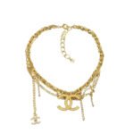 Chanel Cc Necklace Gold