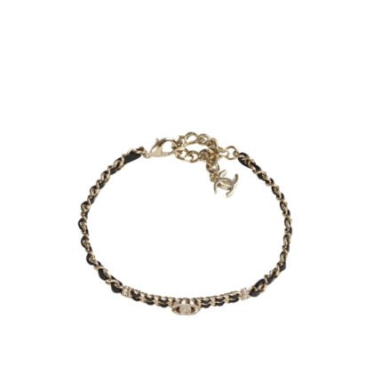 Chanel Chain Cc Champagne Choker Necklace Ab6890 B06537 Nf006
