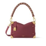 Louis Vuitton Side Trunk MM Plum Red 23Cm