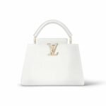 Louis Vuitton Capucines BB Snow White 27Cm M55832