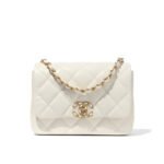 Chanel Mini Flap Bag And Gold Hardware Light Beige 20Cm