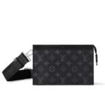 Louis Vuitton Gaston Wearable Wallet Monogram Eclipse Black 21Cm M81124